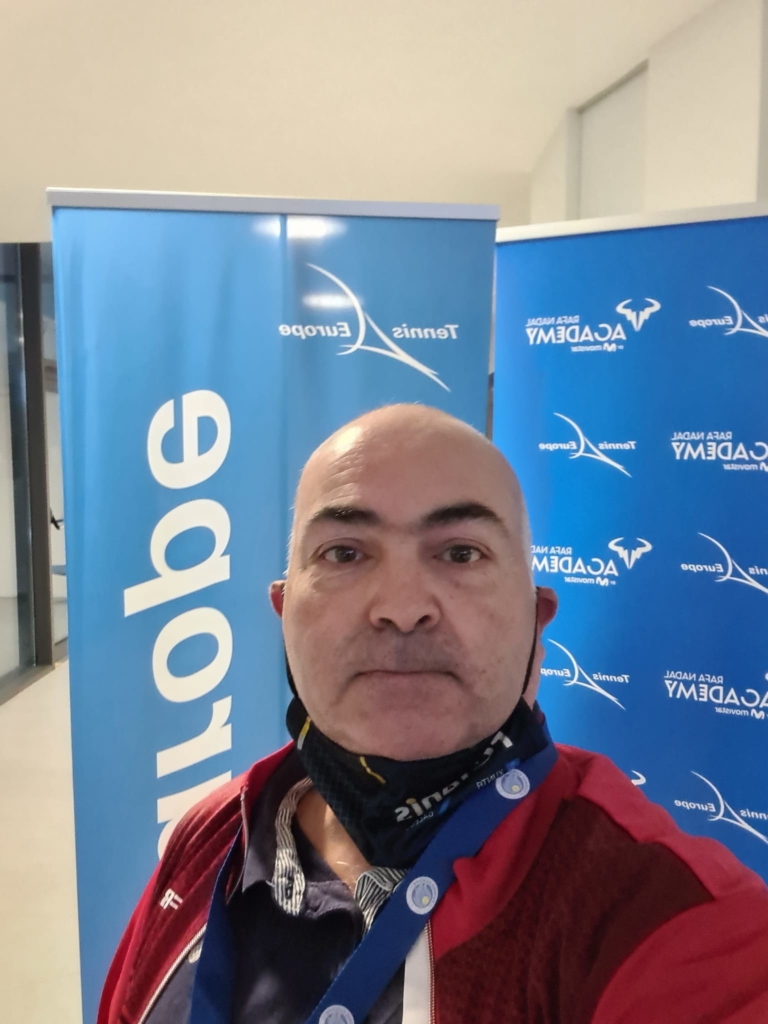 Fernando Rodríguez en el  Tennis Europe Manacor sub 12