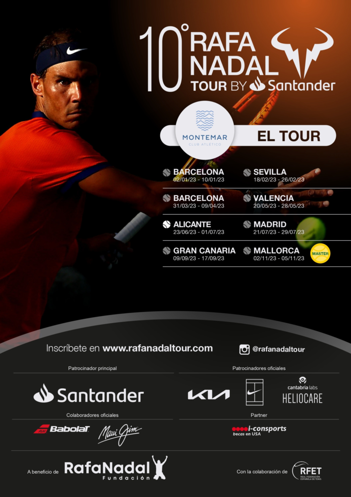 Inscripciones Rafa Nadal Tour by Santander Alicante fgtenis