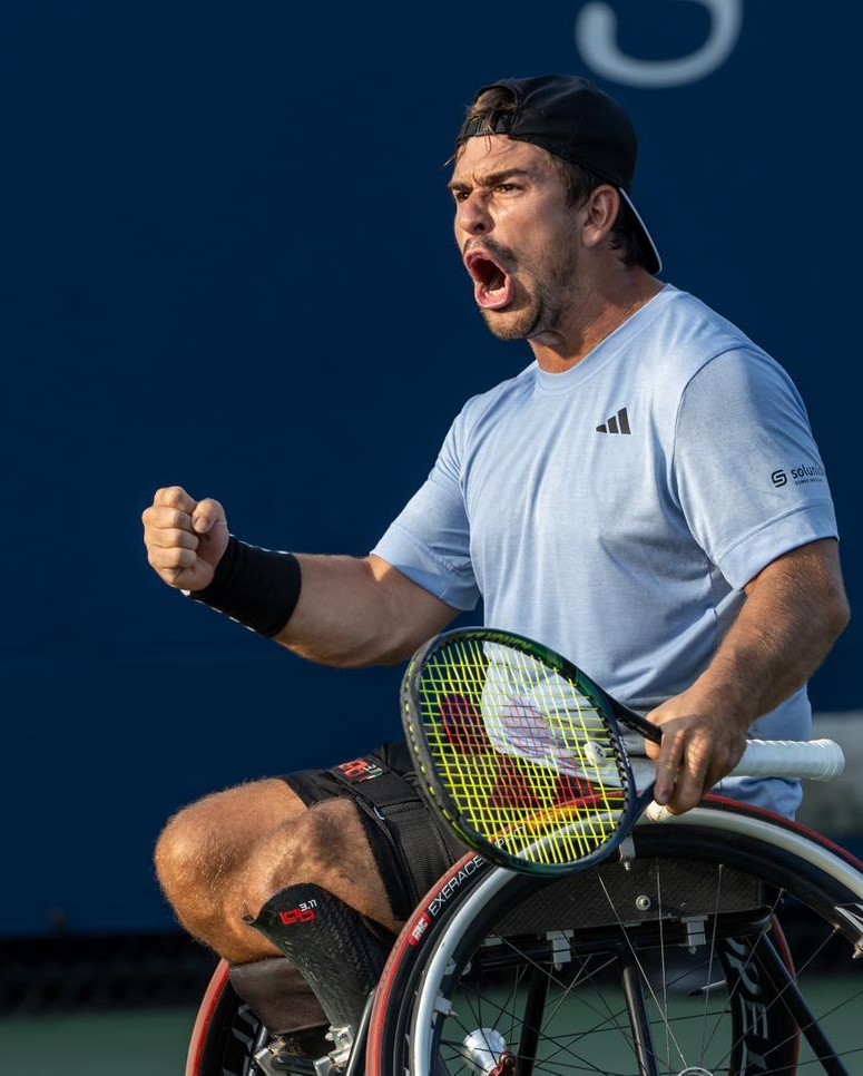 De la Puente finalista individual y campeón de dobles en el Victorian Wheelchair Open