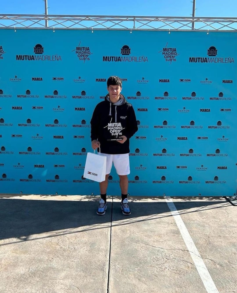 Andrés Pereiro López campeón del Mutua Madrid Open Sub 16 en Mallorca