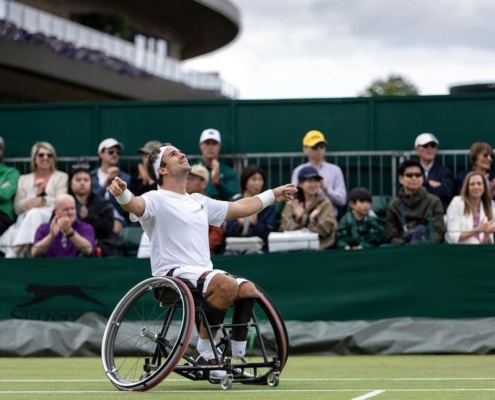 De la Puente hace historia llegando a la final de Wimbledon (1)