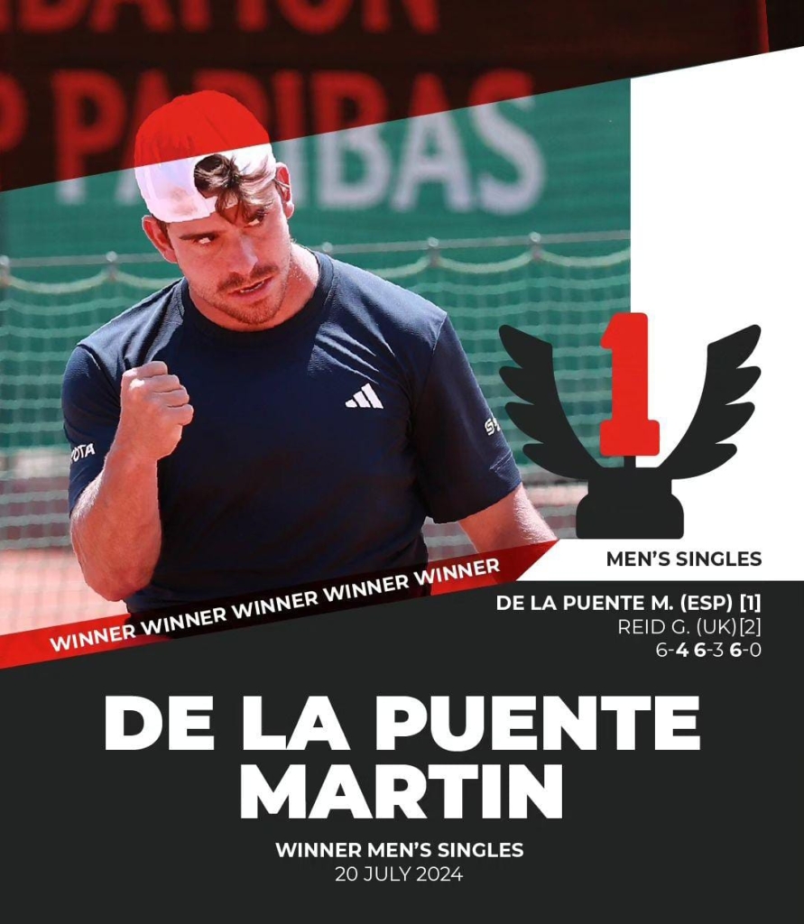 Martín De la Puente doble campeón en el Swiss Open 2024