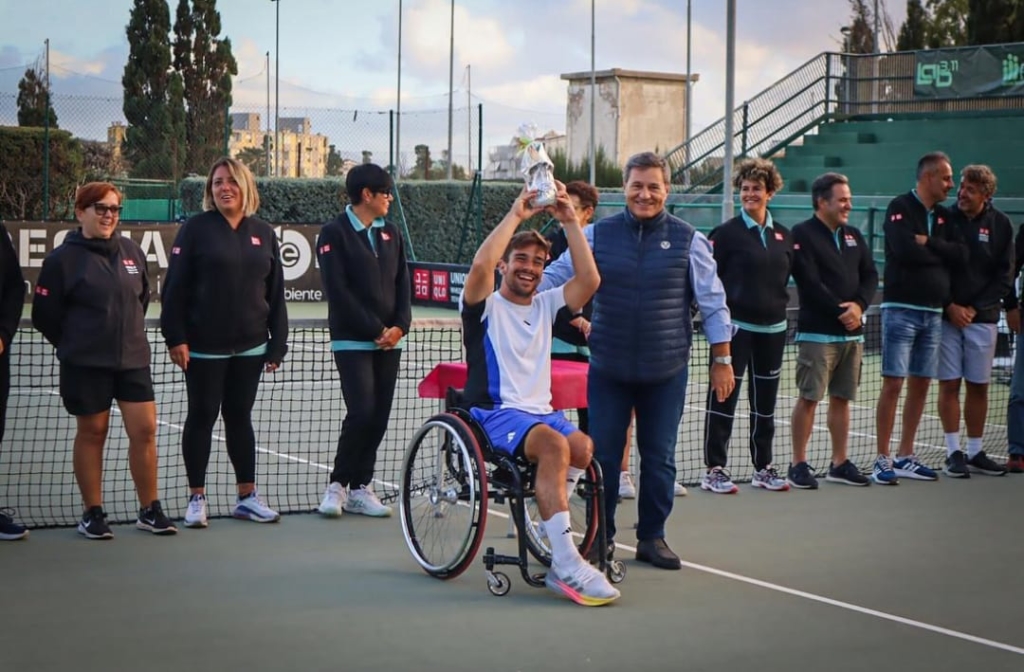 Martín De la Puente campeón en el Sardinia Open de Tenis en Silla (1)