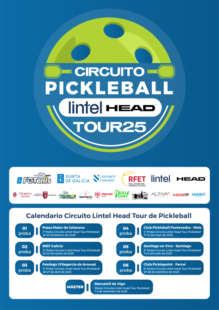 Cartel Circuito Lintel Head Tour de Pickleball