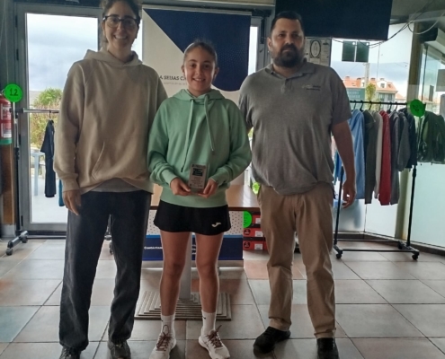 Campeona Infantil Femenino 3ª - Claudia Real Castro