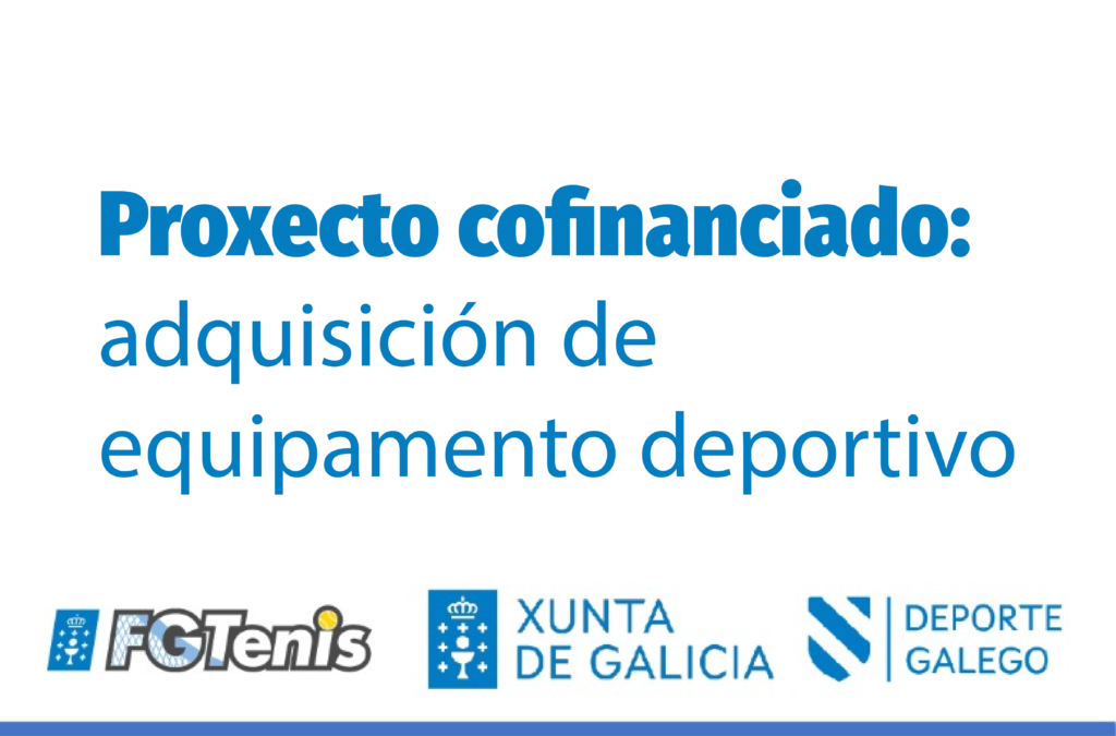Proxecto cofinanciado adquisición de equipamento deportivo