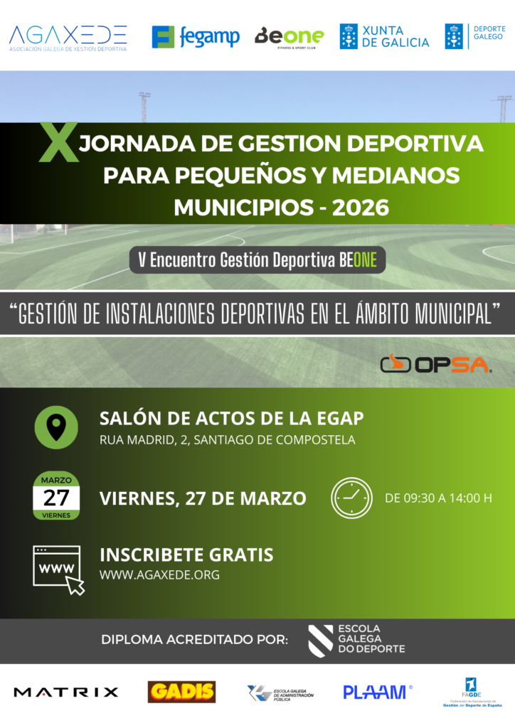X Jornada de Gestión Deportiva para Pequeños y Medianos Municipios - 2026