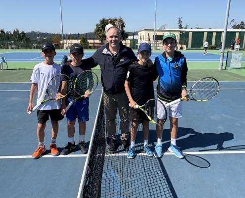 18. Leo Edmundo Arce, Marcos Viñas, Mateo Freijeiro y Pablo Modroño con JS