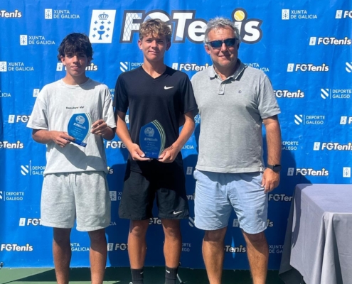 Subcampeón Cadete Masculino 1ª - Javier Lois Iglesias - Campeón Cadete Masculino 1ª - Yago Díaz Pérez